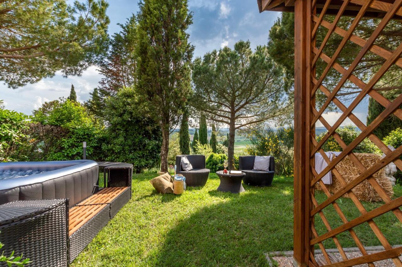 Tuscany Balcony: Crete Senesi Casetta Exterior foto